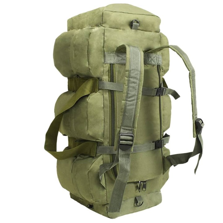 Bolso de lona estilo militar 3-en-1 45 L verde | Briva Home