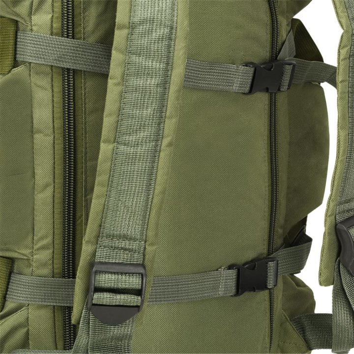 Bolso de lona estilo militar 3-en-1 45 L verde | Briva Home