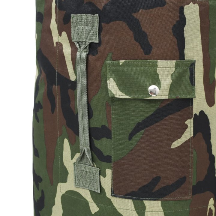 Bolso de lona estilo militar 85 L camuflaje | Briva Home