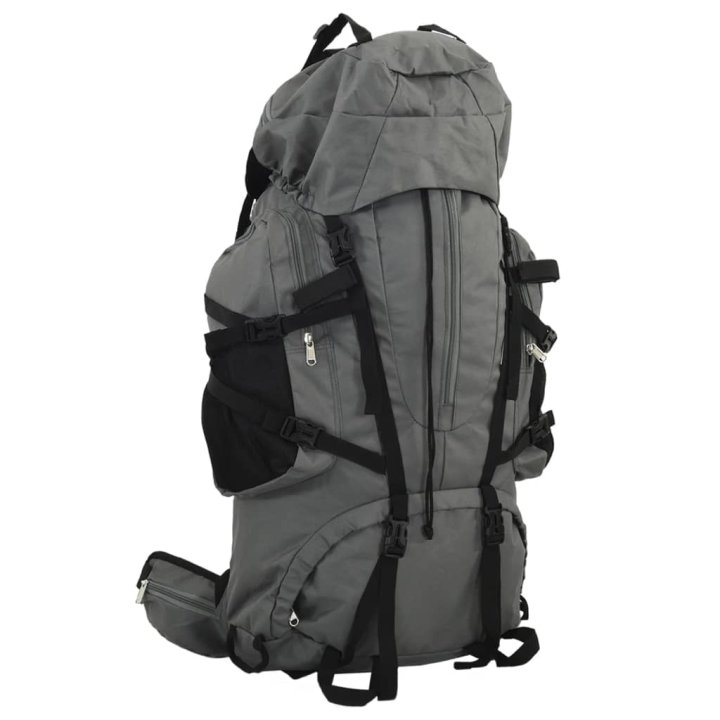Mochila de senderismo tela oxford gris 60 l | Briva Home