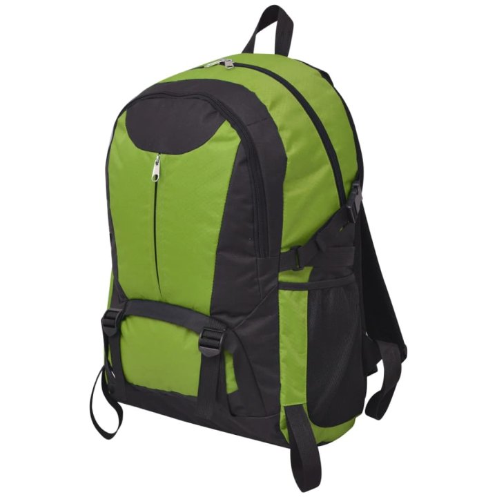 Mochila de senderismo 40 L negra y verde | Briva Home