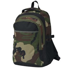 Mochila de colegio 40 L negra y camuflaje | Briva Home