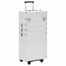 Maletín trolley de maquillaje de aluminio | Briva Home