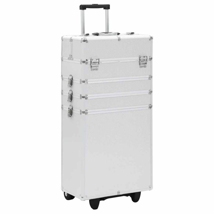Maletín trolley de maquillaje de aluminio | Briva Home