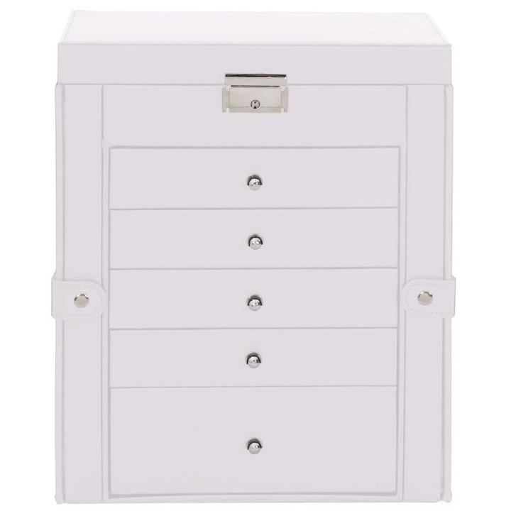 Joyero de 6 niveles con espejo y cerradura | Briva Home