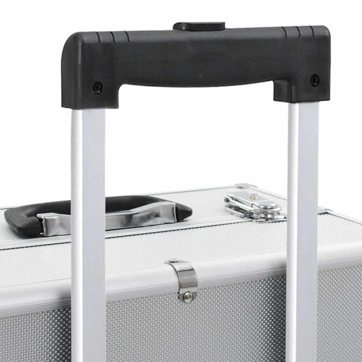Maletín trolley de maquillaje de aluminio | Briva Home
