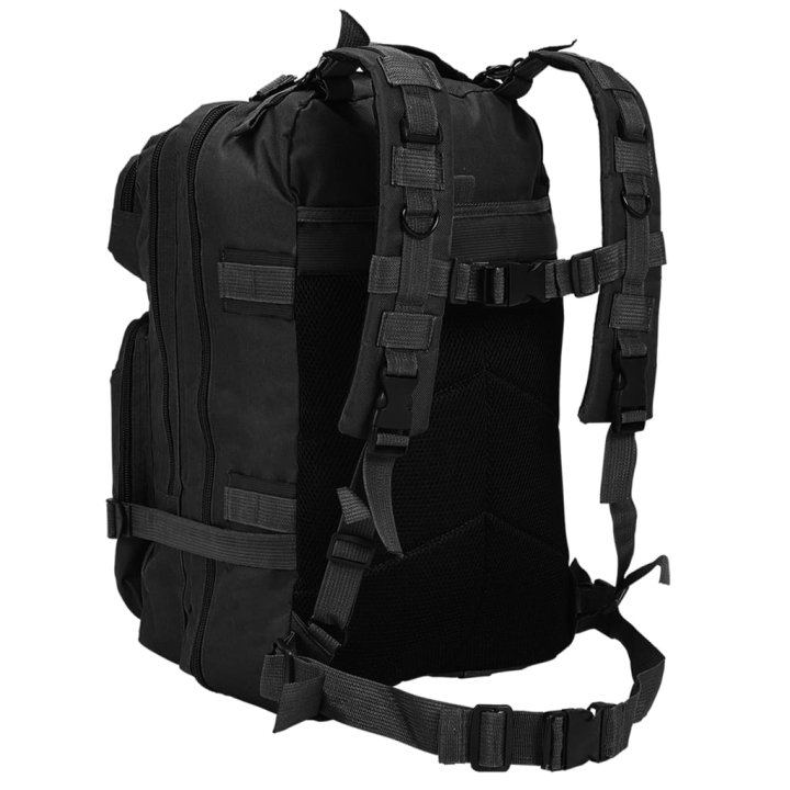 Mochila estilo ejército XXL negro 50 l | Briva Home