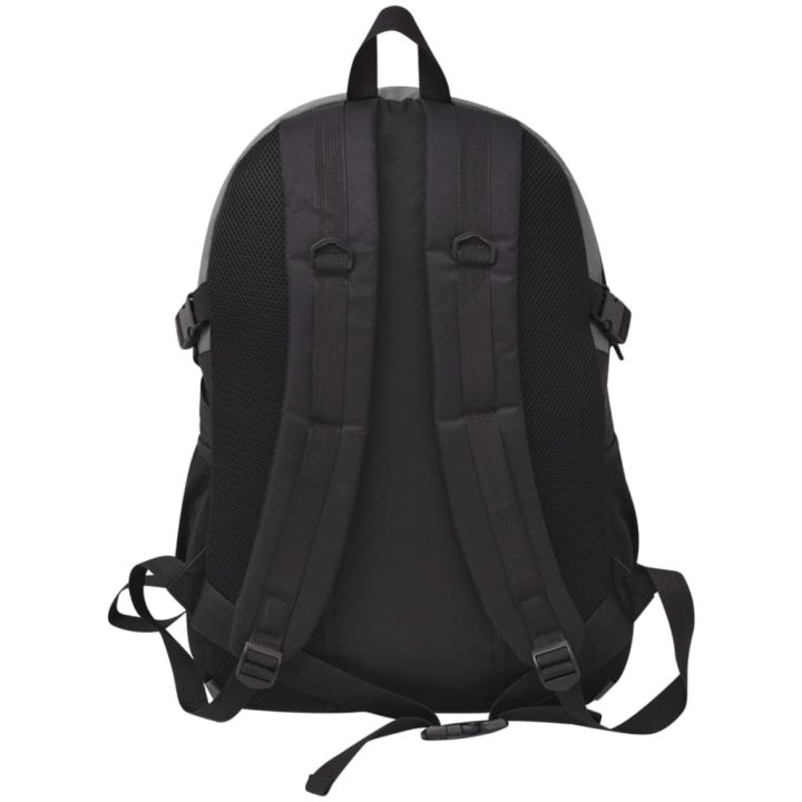 Mochila de senderismo XXL negro y gris 40 l | Briva Home