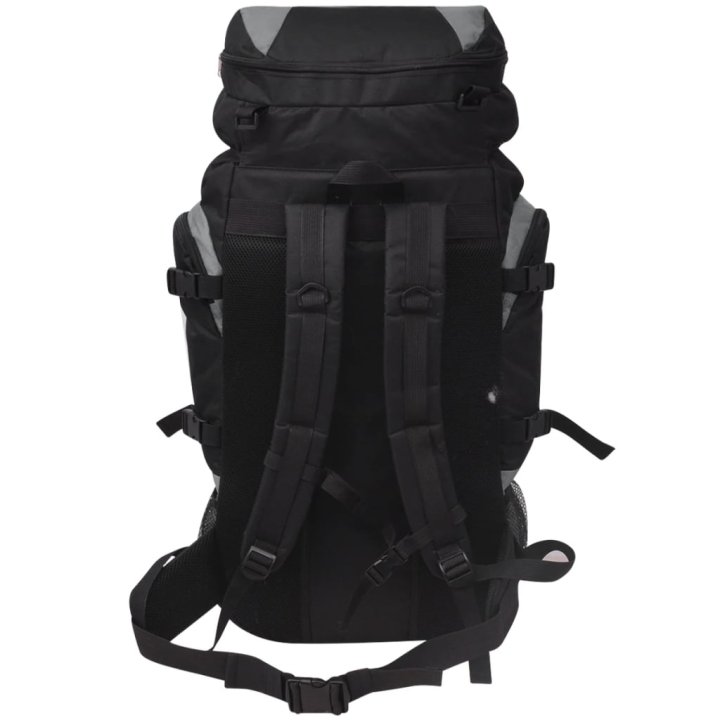 Mochila de senderismo XXL negro y gris 75 l | Briva Home
