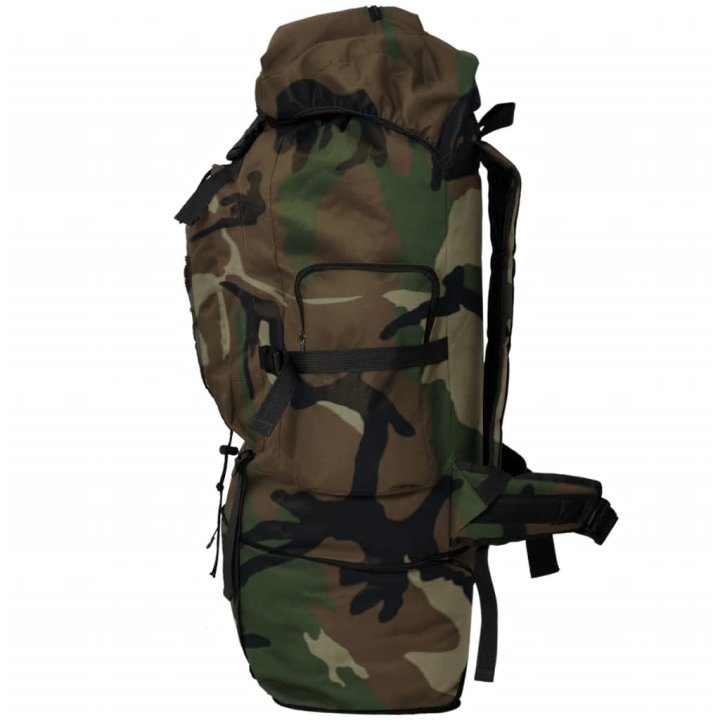 Mochila estilo ejército XXL camuflaje 100 l | Briva Home