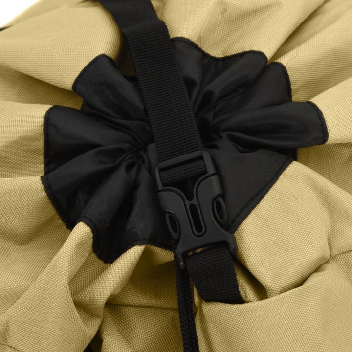 Mochila de senderismo tela oxford caqui 100 l | Briva Home