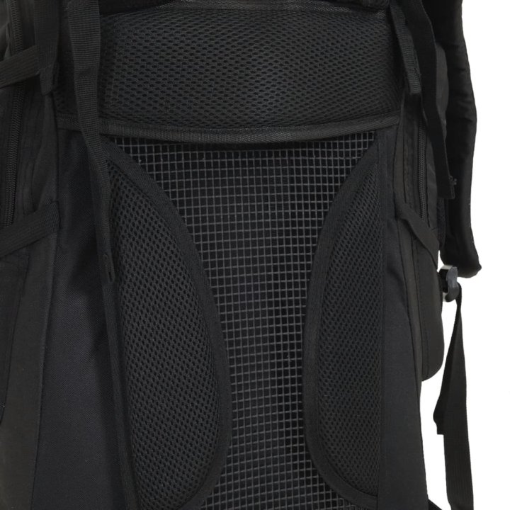 Mochila de senderismo tela oxford negro 100 l | Briva Home