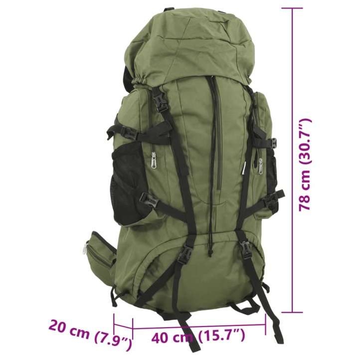 Mochila de senderismo tela oxford verde | Briva Home