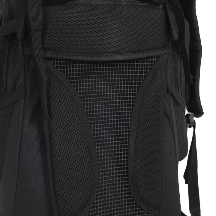 Mochila de senderismo tela oxford negro 80 l | Briva Home