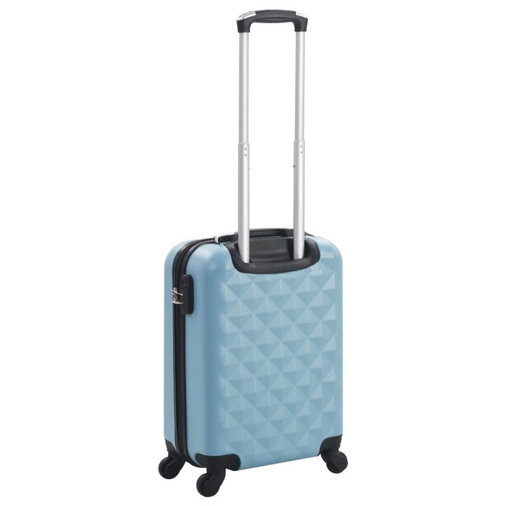 Maleta con ruedas trolley rígida azul ABS | Briva Home