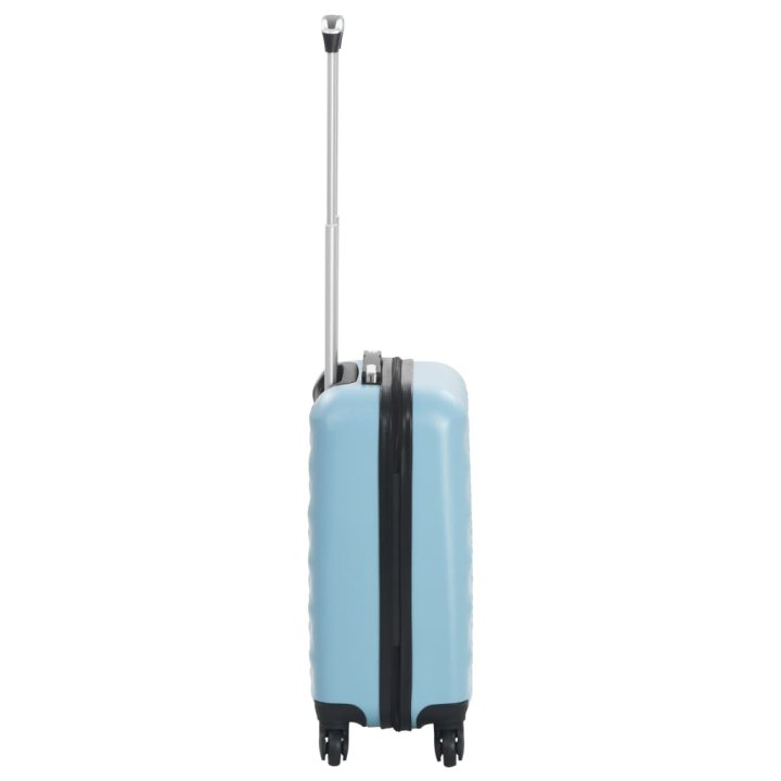 Maleta con ruedas trolley rígida azul ABS | Briva Home