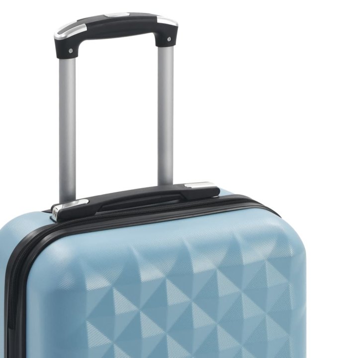 Maleta con ruedas trolley rígida azul ABS | Briva Home