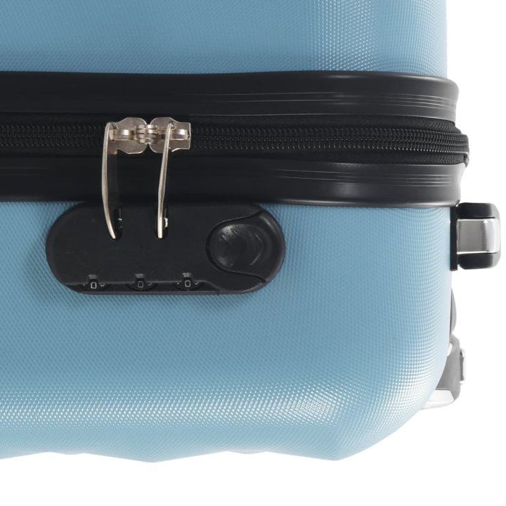 Maleta con ruedas trolley rígida azul ABS | Briva Home
