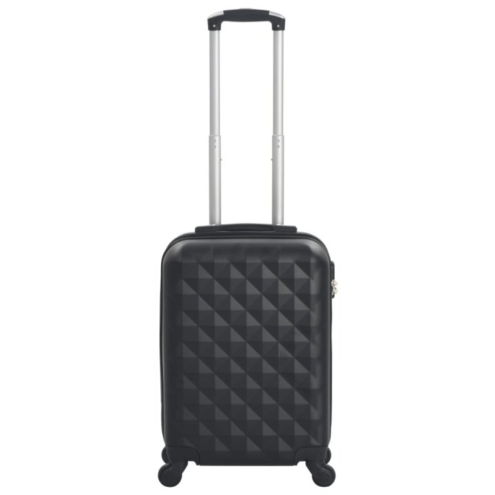 Maleta con ruedas trolley rígida negra ABS | Briva Home