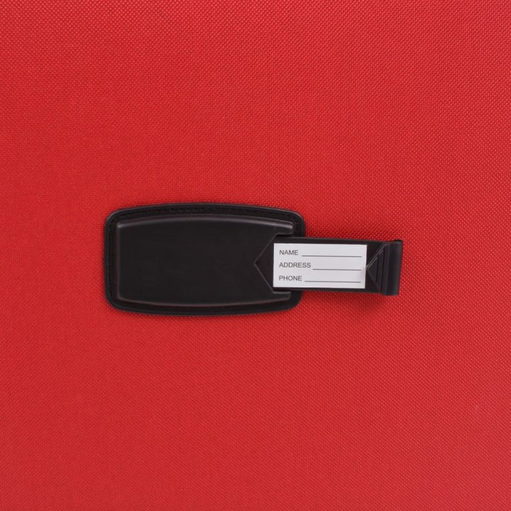 Juego de 3 maletas blandas rojas | Briva Home