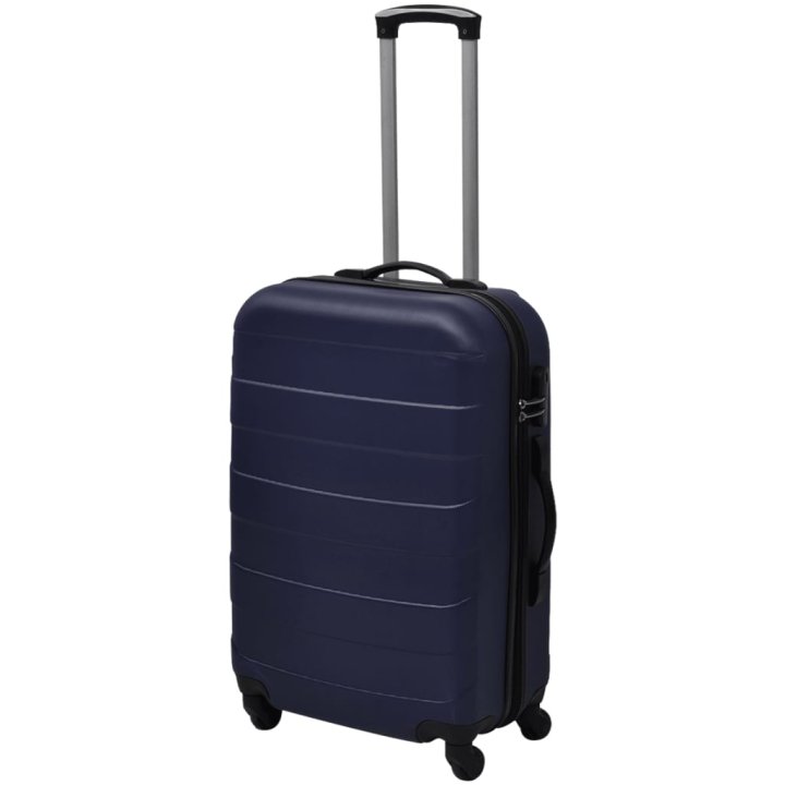 Set Trolley Maleta Rígida Tres Uds. Azul | Briva Home